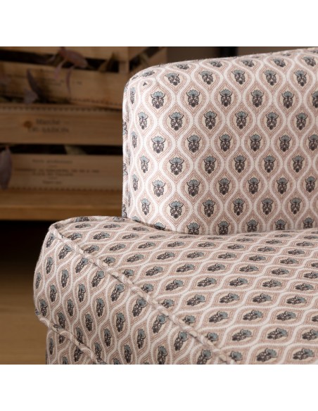 Fauteuil Bergère Little Cottage Beige Atmosphera