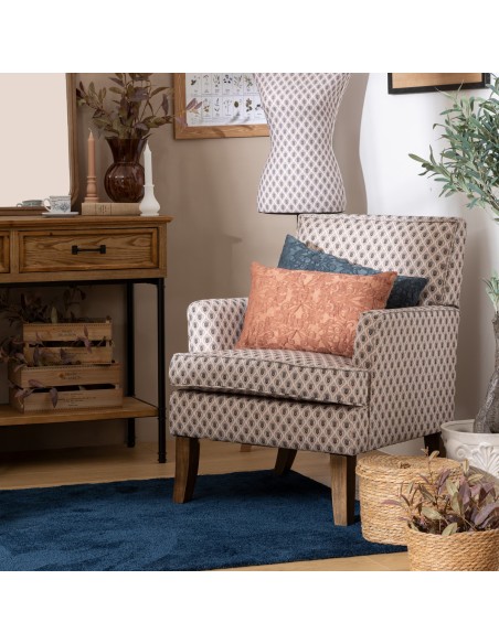 Fauteuil Bergère Little Cottage Beige Atmosphera