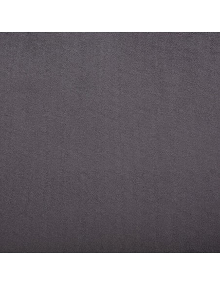 Banc Coffre Atelier D'hiver En Velours Gris Atmosphera