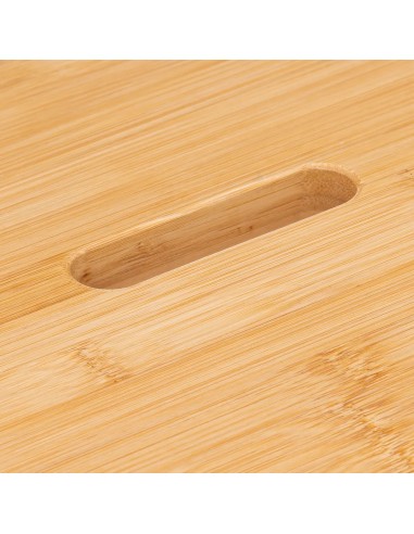 Tabouret De Bar H75 En Bambou Beige Five