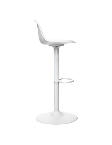 Chaise De Bar Haute Aiko Blanc Atmosphera