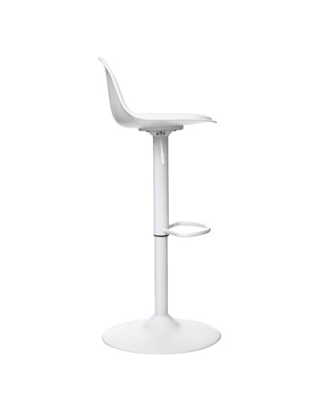 Chaise De Bar Haute Aiko Blanc Atmosphera