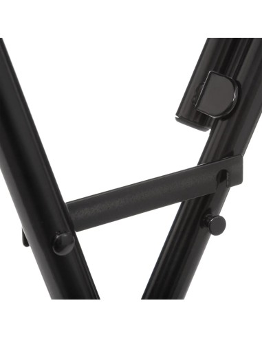 Table pliante 2 places 60x60 Noire Five