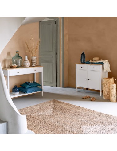 Console 2 tiroirs Solen Blanc Atmosphera