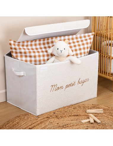 Coffre De Rangement Bouclette Blanc Atmosphera For Kids