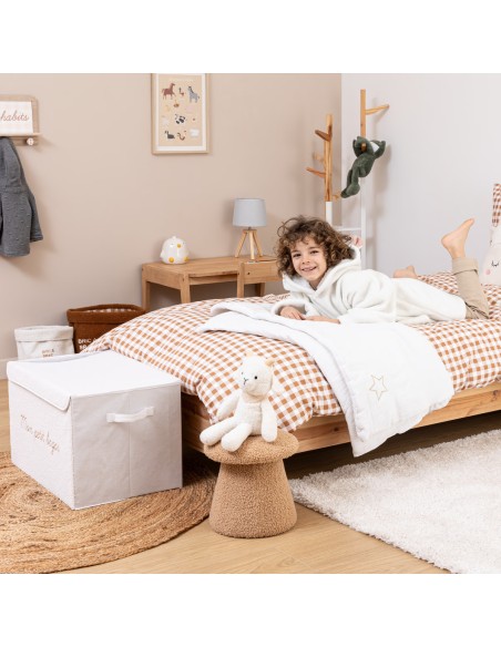 Coffre De Rangement Bouclette Blanc Atmosphera For Kids