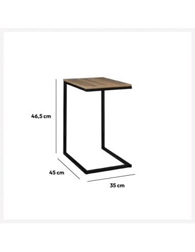 Bout de canapé Aliaj Noir Five