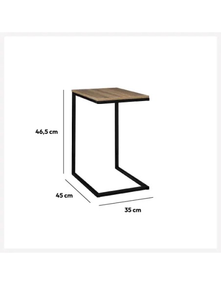 Bout de canapé Aliaj Noir Five