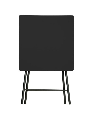 Ensemble Table pliante avec 2 chaises PVC Noire Five