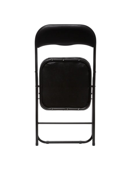 Ensemble Table pliante avec 2 chaises PVC Noire Five