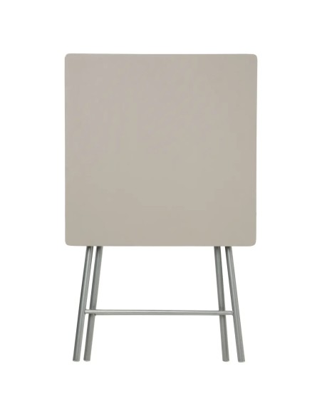Ensemble Table pliante avec 2 chaises PVC Beige Five