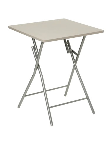 Ensemble Table pliante avec 2 chaises PVC Beige Five