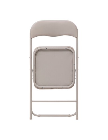 Ensemble Table pliante avec 2 chaises PVC Beige Five