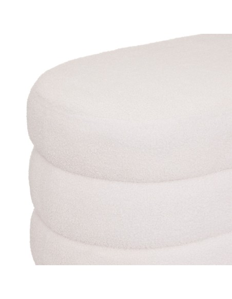 Banc Bouclette Sinan Blanc Atmosphera