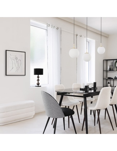 Banc Bouclette Sinan Blanc Atmosphera