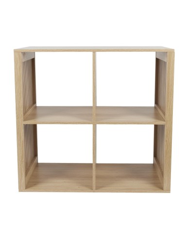 Rangement modulable 4 cases Klaus Marron Home Deco Factory