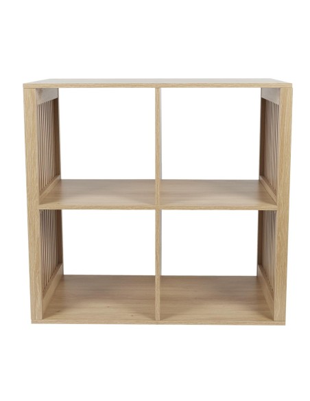 Rangement modulable 4 cases Klaus Marron Home Deco Factory