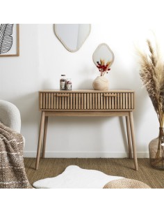 Console En Bois Klaus Marron Home Deco Factory 2