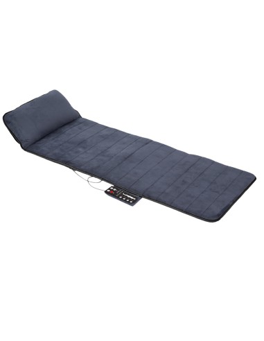 Matelas De Massage Chauffant Anti-Stress 10 Zones Gris