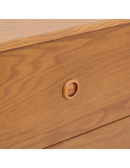 Chiffonnier 4 tiroirs Charlie Marron Atmosphera