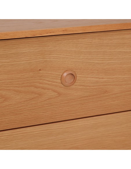 Chiffonnier 4 tiroirs Charlie Marron Atmosphera