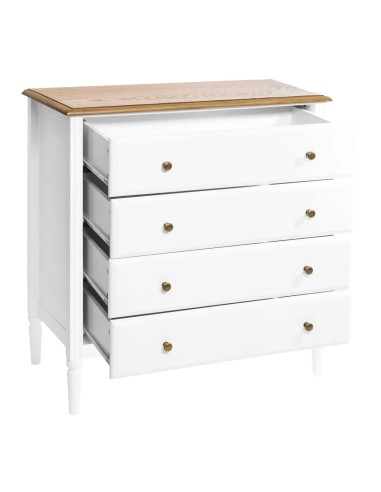 Commode 4 tiroirs Solen Blanc Atmosphera