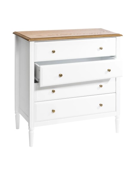 Commode 4 tiroirs Solen Blanc Atmosphera