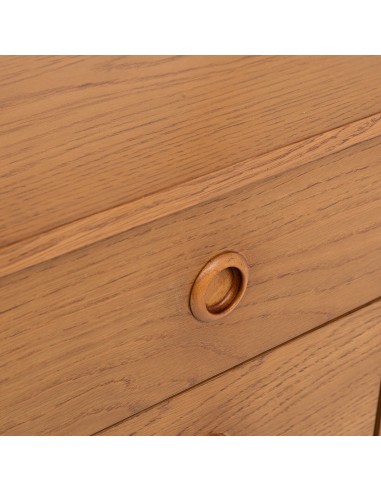 Coiffeuse 2 tiroirs Charlie Marron Atmosphera