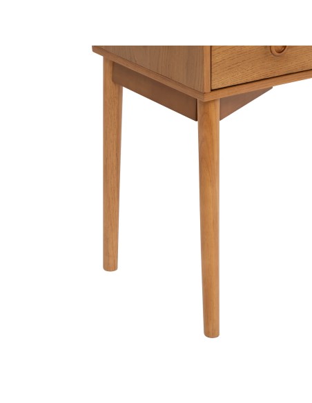 Coiffeuse 2 tiroirs Charlie Marron Atmosphera