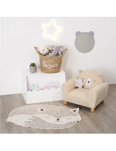 Coffre à jouets bibliothèque blanc Atmosphera For Kids 2