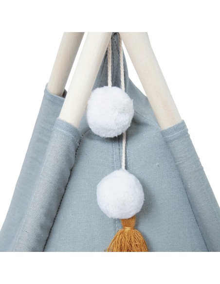 Tipi enfant Wapi Bleu Gris Atmosphera