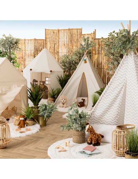Tipi Enfant Fenêtre Blanc Atmosphera