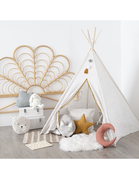 Tipi Enfant Fenêtre Blanc Atmosphera