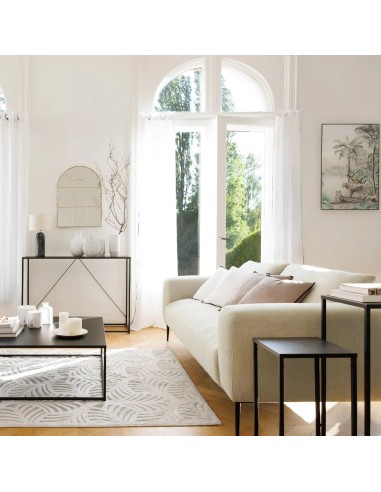 Lot De 2 Sellettes Tables D'Appoint En Metal Atmosphera