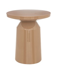 Table À Café Totem Sita Métal Beige Atmosphera
