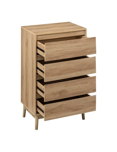 Commode 4 tiroirs Abana Beige Five