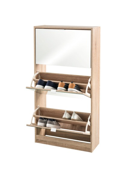 Range Chaussures Miroir Beige Five