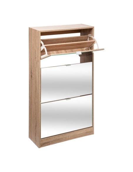 Range Chaussures Miroir Beige Five