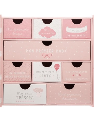 Coffret Souvenir De Naissance Nuage Rose Atmosphera For Kids