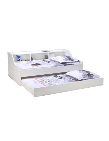 Ensemble Lit DodoKid avec 2 matelas enfant 90x190 - Laïba Kids