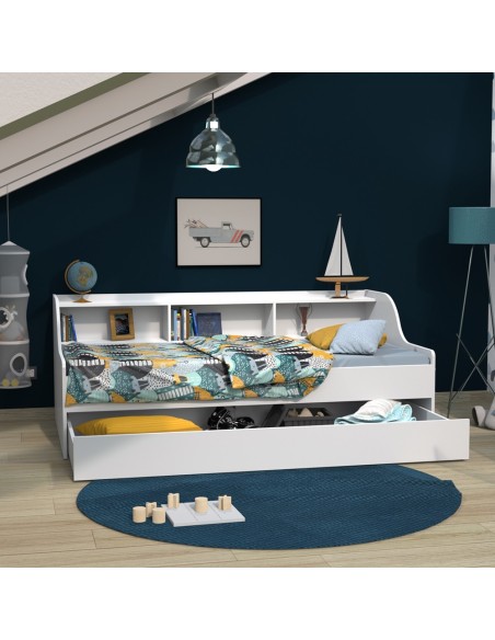 Ensemble Lit DodoKid avec 2 matelas enfant 90x190 - Laïba Kids