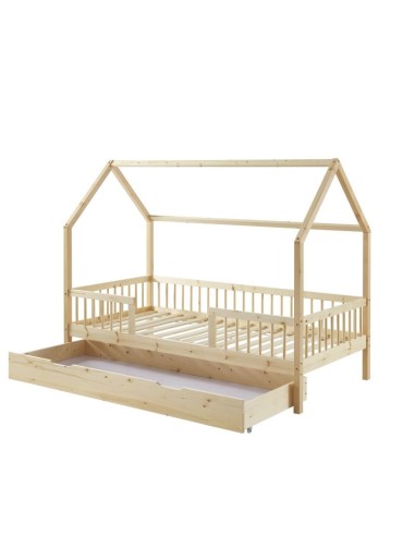 Ensemble Lit Tiroir Fantilou avec matelas enfant 90x190 - Laïba Kids