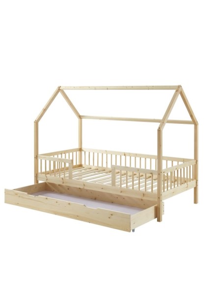 Ensemble Lit Tiroir Fantilou avec matelas enfant 90x190 - Laïba Kids