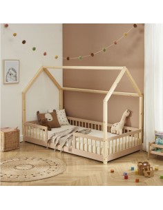 Ensemble Lit Douceur Rose Avec Matelas Enfant 90x190 - Laïba Kids 2