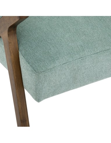 Fauteuil Design En Hévéa Chen Orac Vert Atmosphera