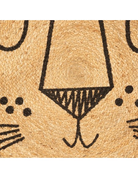 Tapis Pour Chambre D'enfant Lion En Jute Atmosphera