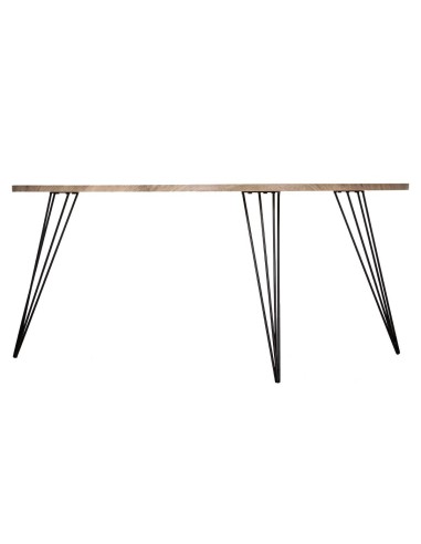 Table Basse Moyenne Industriel En Bois Neile 96x65 Atmosphera