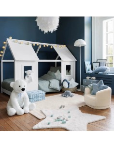 Parure De Lit Enfant Double Gaze En Coton Vert 140x200 Atmosphera For Kids 2