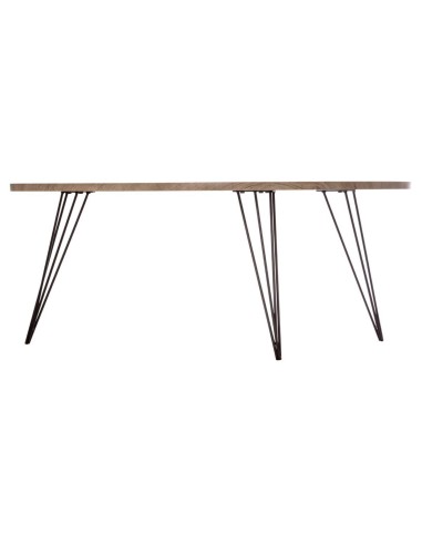 Table Basse Grande Industriel En Bois Neile 112x80 Atmosphera