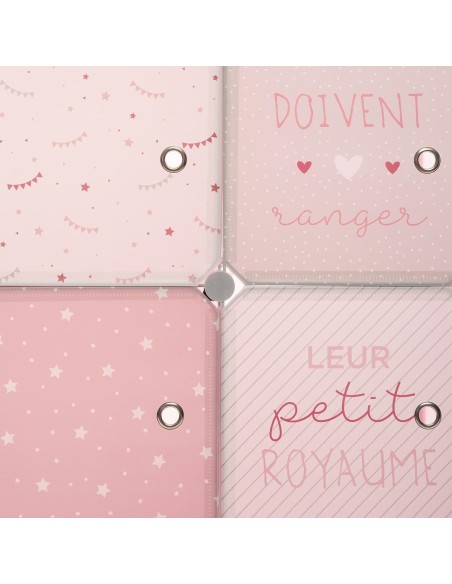Meuble De Rangement Rangement Penderie Rose Atmosphera For Kids